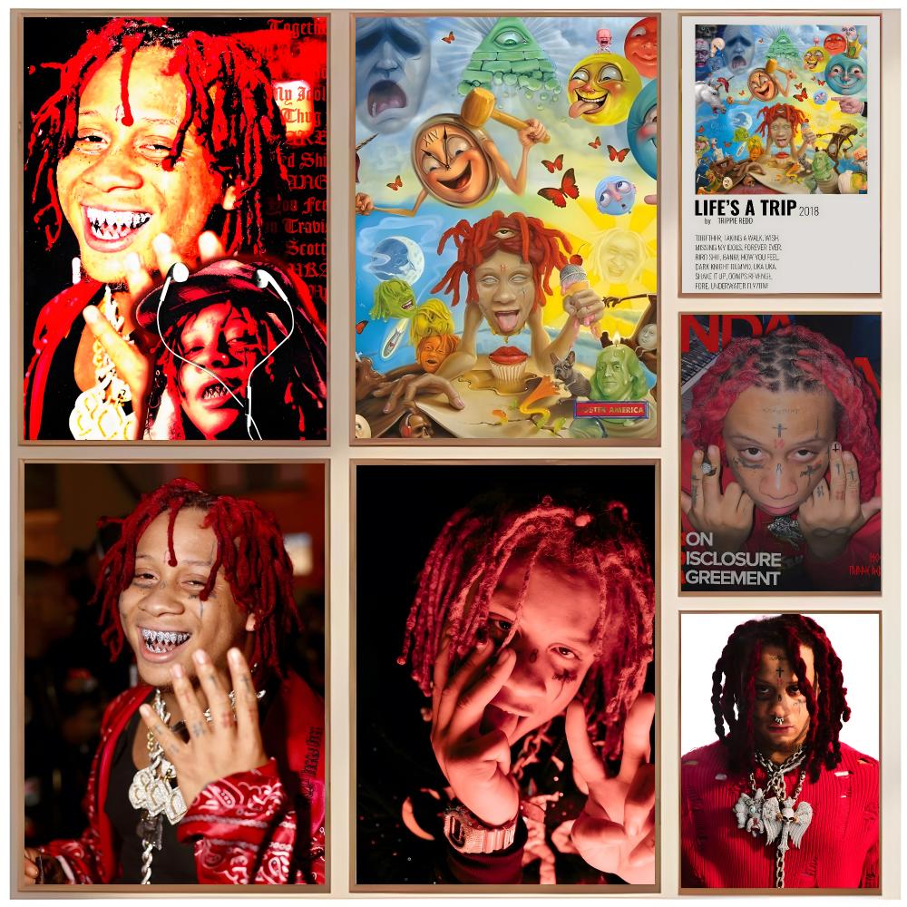 Interior Design Poster - 힙합 아티스트 상품 T-Trippie Redd 포스터
