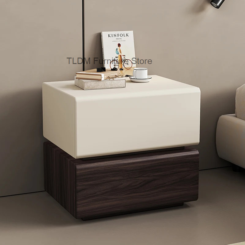 북유럽풍 고급 원목 화이트 모던 침대 옆 테이블, 니치 - Interior Design Luxury House 리뷰 및 가격