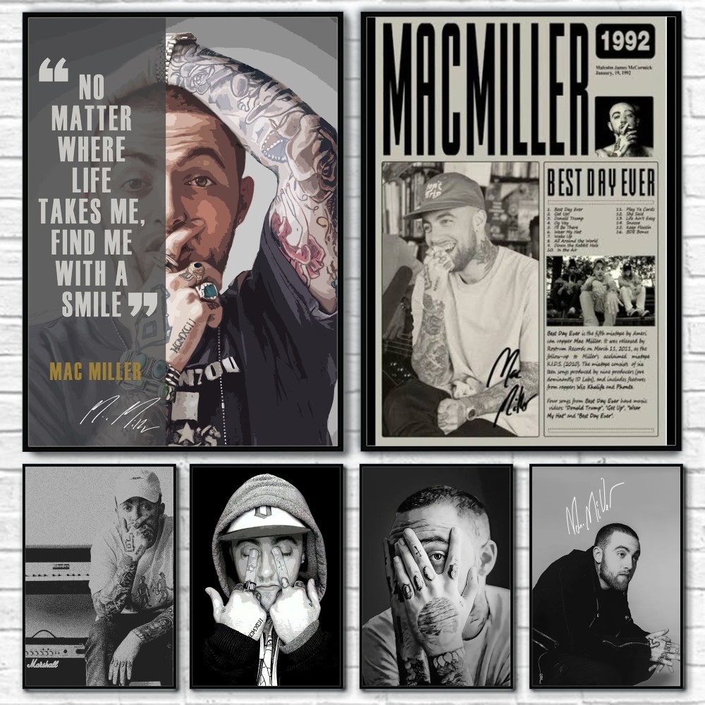 래퍼 M-Mac Miller 포스터 룸 장식 홈 인테리 - Interior Design Poster 리뷰 및 가격