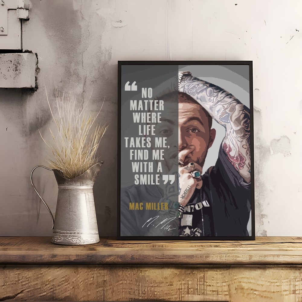 래퍼 M-Mac Miller 포스터 룸 장식 홈 인테리 - Interior Design Poster 리뷰 및 가격