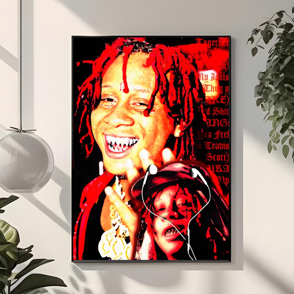 힙합 아티스트 상품 T-Trippie Redd 포스터  - Interior Design Poster 리뷰 및 가격
