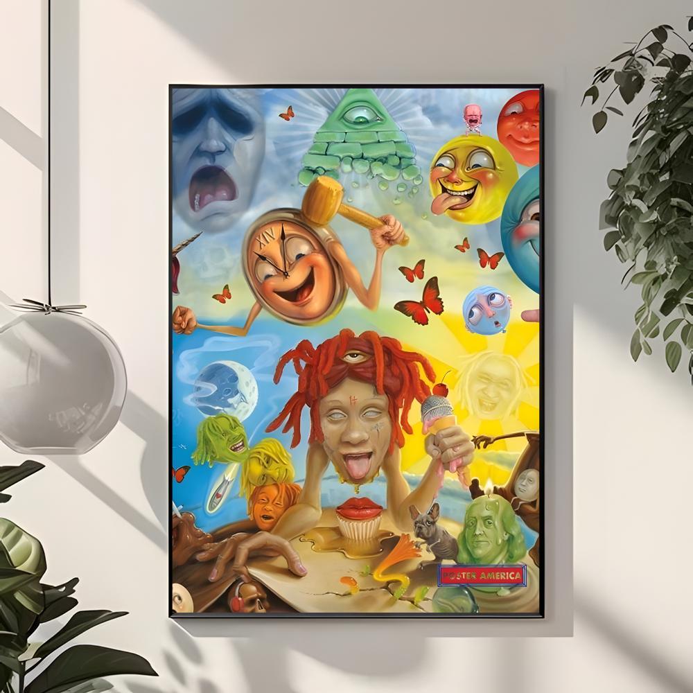 힙합 아티스트 상품 T-Trippie Redd 포스터  - Interior Design Poster 리뷰 및 가격