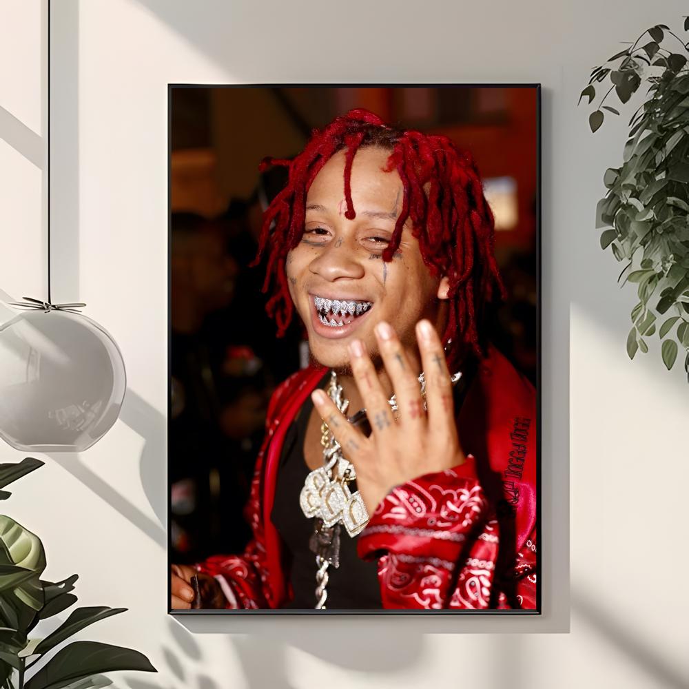 힙합 아티스트 상품 T-Trippie Redd 포스터  - Interior Design Poster 리뷰 및 가격