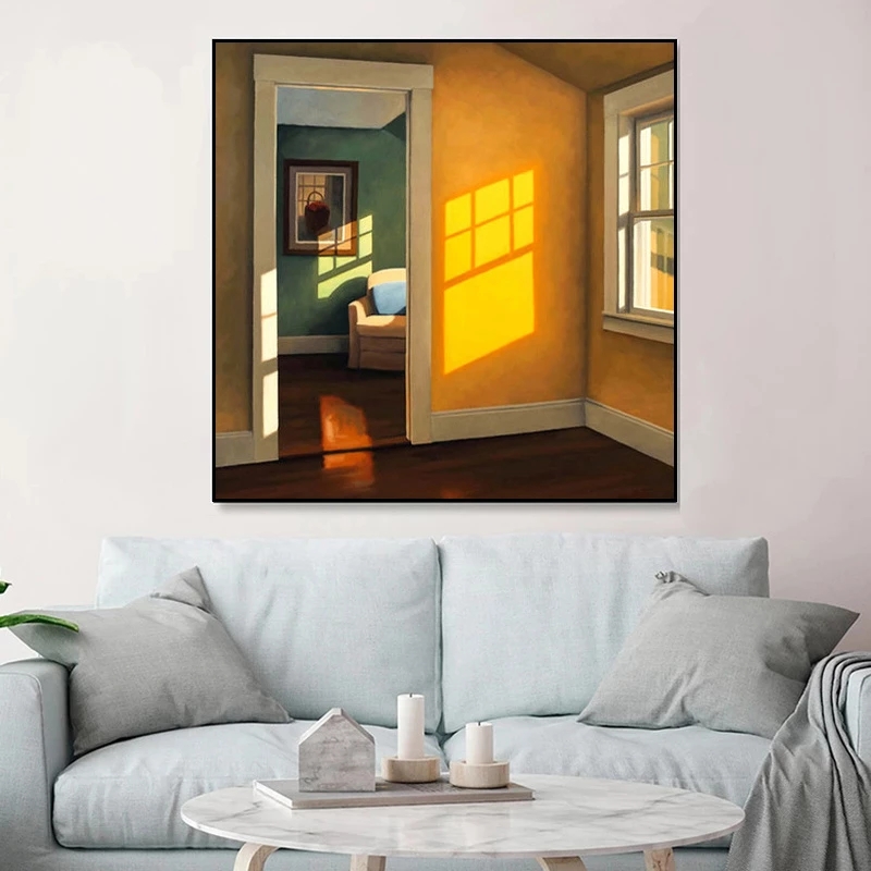 북유럽 창 외부 풍경 캔버스 회화 인쇄 풍경 인테리어  - Interior Design Poster 리뷰 및 가격