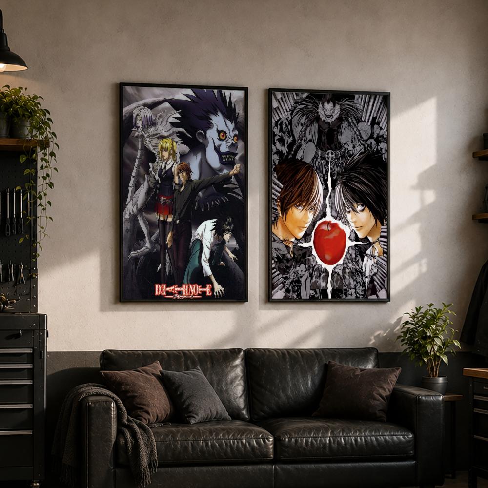 애니메이션 D-데스 노트 포스터 HD 룸 장식 홈 인테 - Interior Design Poster 리뷰 및 가격